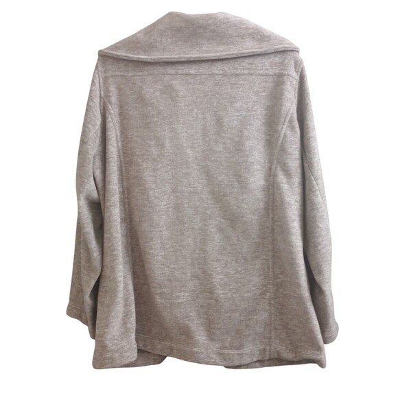 Susan Graver Fleece Jacket Full Zip Pockets Brown Size 2X - Picture 2 of 4